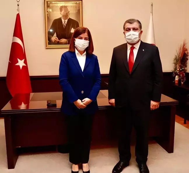 TBMM KEFEK Başkanı Aksal, Sağlık Bakanı Koca'yı ziyaret etti