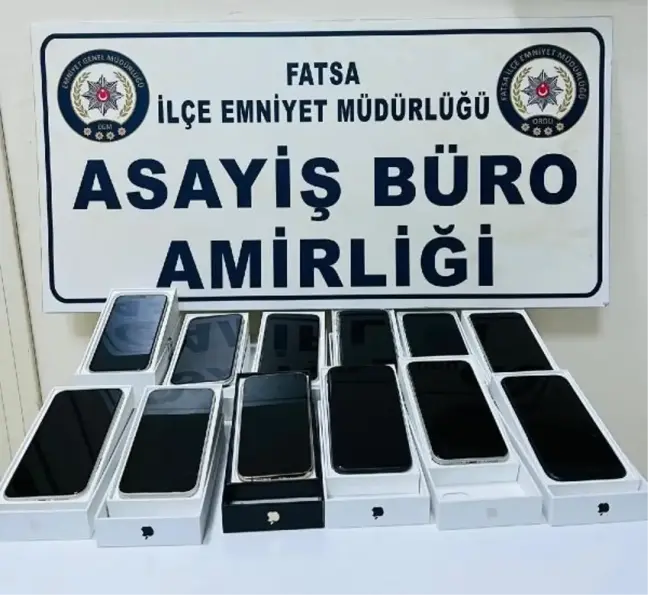 Fatsa'da İş Yerinden Çalınan Telefonları Satmaya Çalışan Şüpheli Tutuklandı