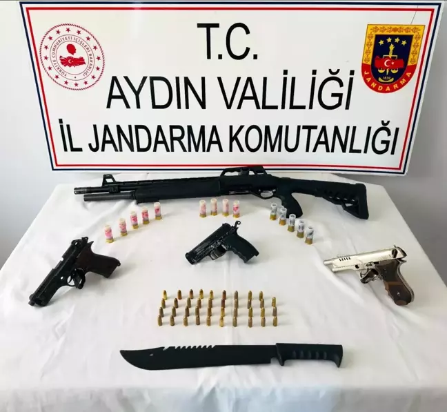 Aydın'da Ruhsatsız Silah Kaçakçılığına Operasyon