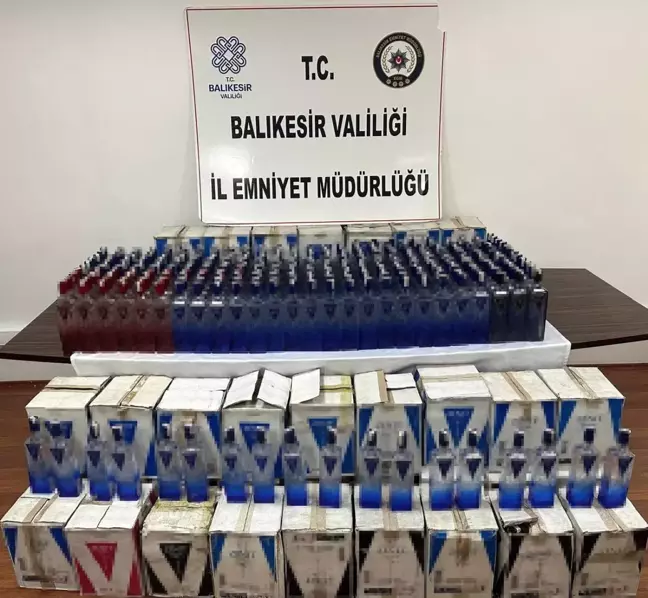 Balıkesir'de Kaçak Alkollü İçi Operasyonu: 4 Şüpheli Yakalandı