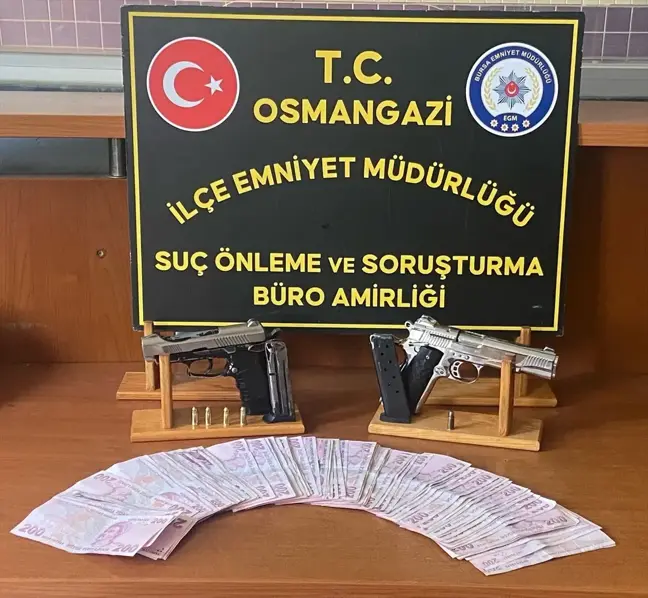 Bursa'da Silah ve Uyuşturucu Operasyonu: 10 Tutuklama