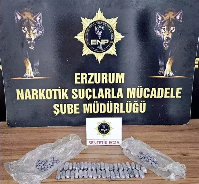Erzurum'da İran uyruklu 2 şüpheli uyuşturucuyla yakalandı