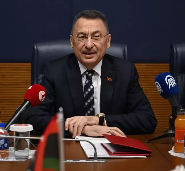TBMM Dışişleri Komisyonu Başkanı Fuat Oktay, Libya-Türkiye Parlamentolar Arası Dostluk Grubu Başkanı Ömer Halid El Abidi ve beraberindeki heyeti kabul etti