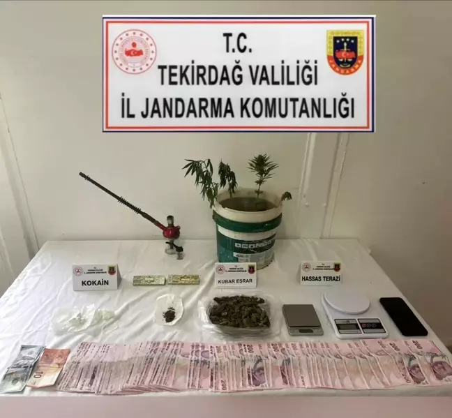 Tekirdağ'da Uyuşturucu Operasyonu: Uyuşturucu ve Para Ele Geçirildi