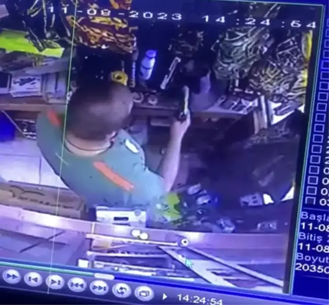 Çanakkale'de av malzemeleri satan işyerinden kurusıkı tabanca çalan hırsız yakalandı