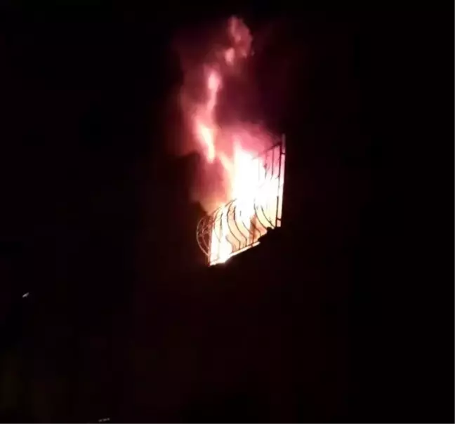 Adıyaman'da ikamet yangını korkuttu
