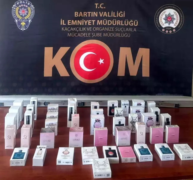 Bartın'da Gümrük Kaçağı Parfümler Ele Geçirildi