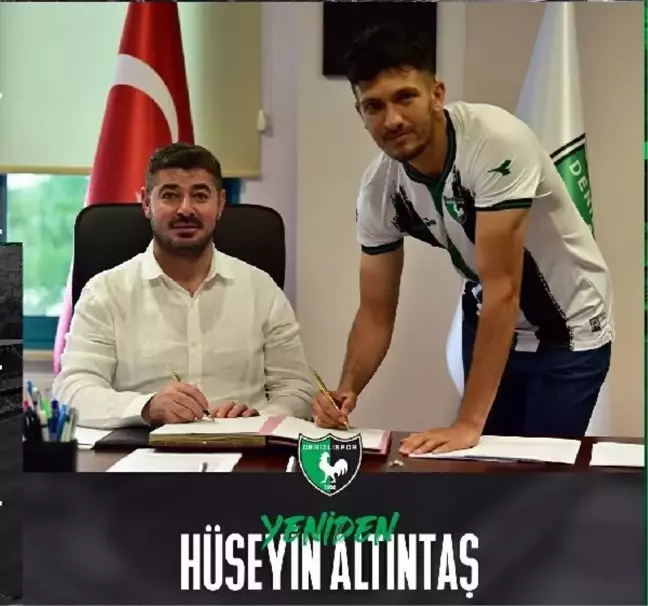 Denizlispor'da kaleci Hüseyin uzattı