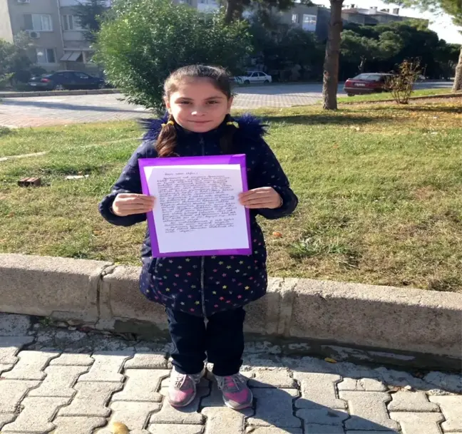 Minik öğrenciden Cumhurbaşkanına mektup: