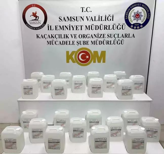 Samsun'da Sahte İçki Üretimine Operasyon