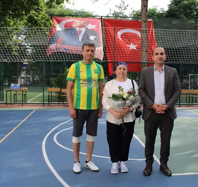 Çorum İskilip'te Şehit Mikail Kaya adına voleybol turnuvası başladı