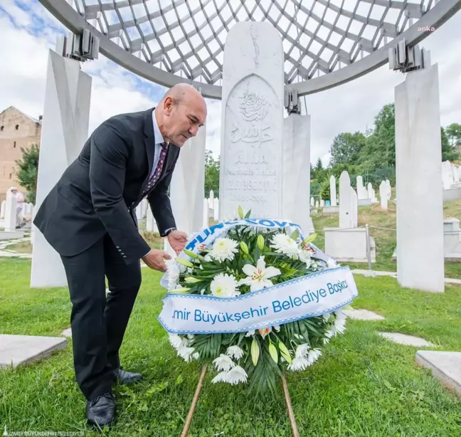Başkan Tunç Soyer, Bilge Kral'ın Mezarını Ziyaret Etti
