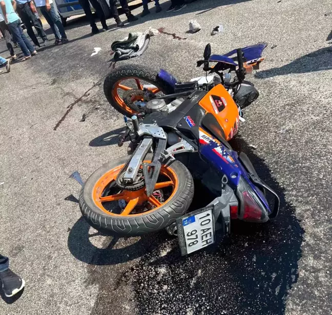 Adıyaman'da Motosiklet ile Otomobil Çarpıştı: 1 Yaralı