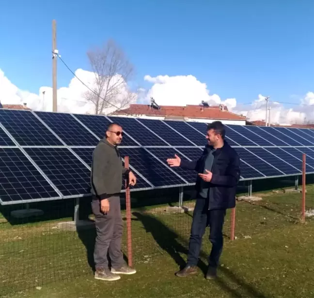 Çavdarhisar'da su kuyularında kullanılan yenilenebilir enerji ile tasarruf sağlanıyor