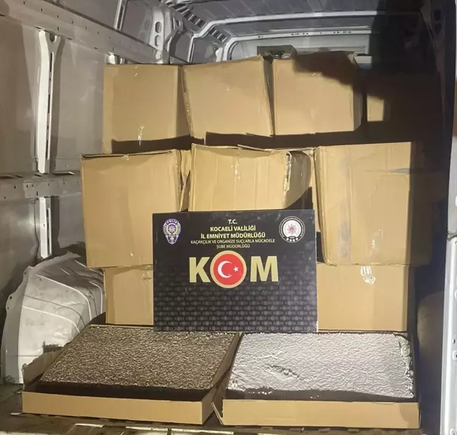 Kocaeli'de 891 Bin Kaçak Makaron Ele Geçirildi