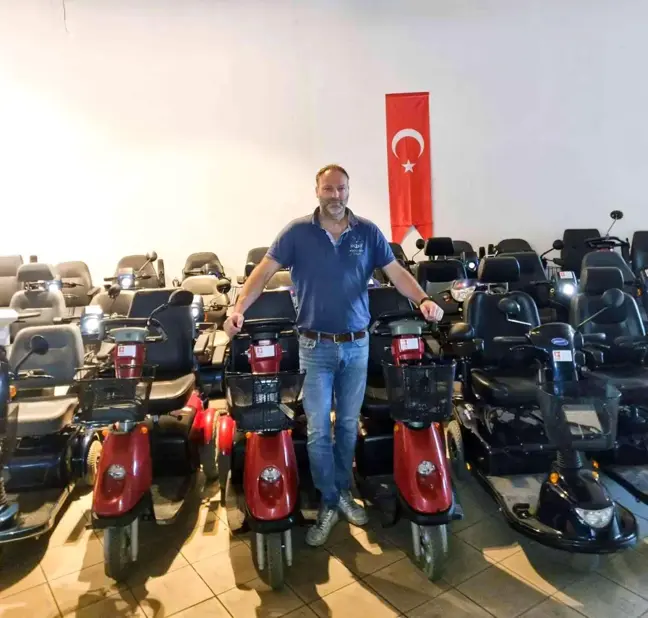 Samsun haberi | Akülü engelli araçları Çarşamba için yola çıktı