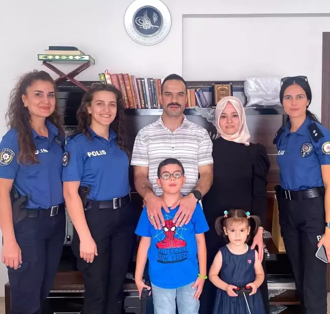 Erzincan Emniyet Müdürlüğü'nde görevli gazi polisler ziyaret edildi