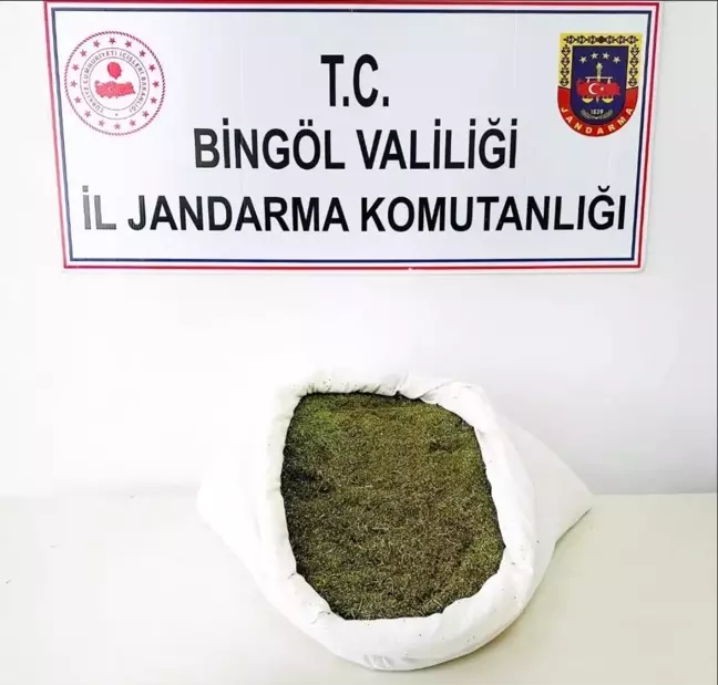 Bingöl'de 17 Kilo 500 Gram Esrar Ele Geçirildi