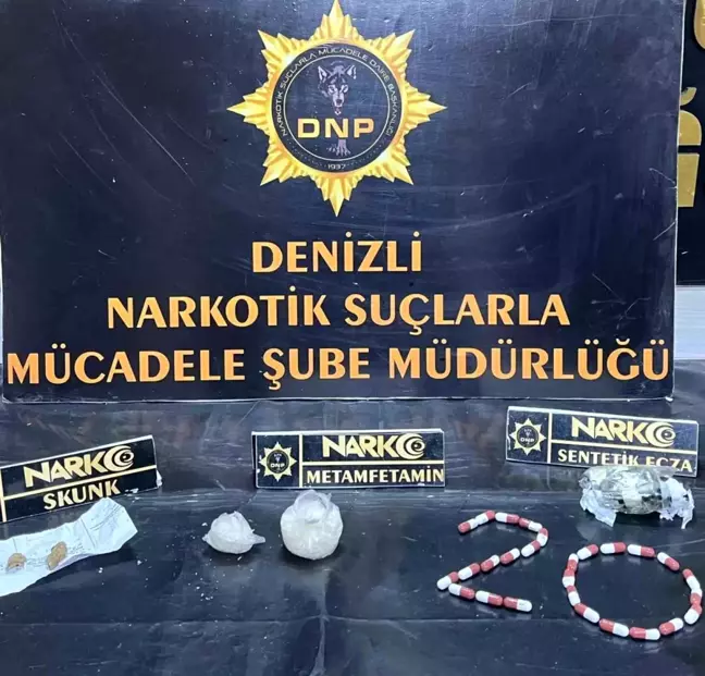 Denizli'de Uyuşturucu Operasyonu: 3 Şüpheli Tutuklandı