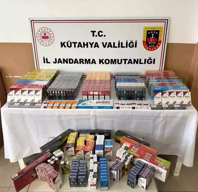 Kütahya'da Kaçak Sigara Operasyonu: 921 Paket Ele Geçirildi