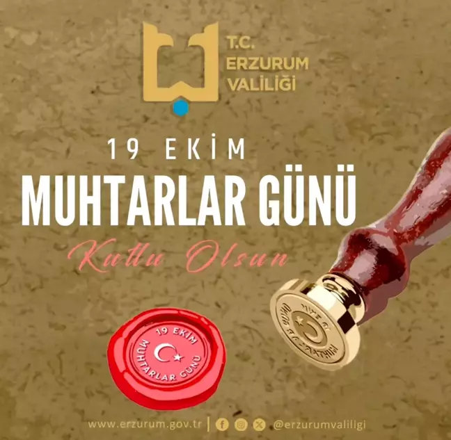 Vali Çiftçi'den 19 Ekim Muhtarlar Günü Mesajı