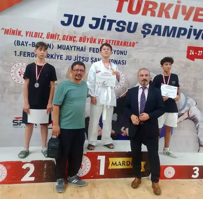 Adıyaman'dan Ju Jitsu Şampiyonları