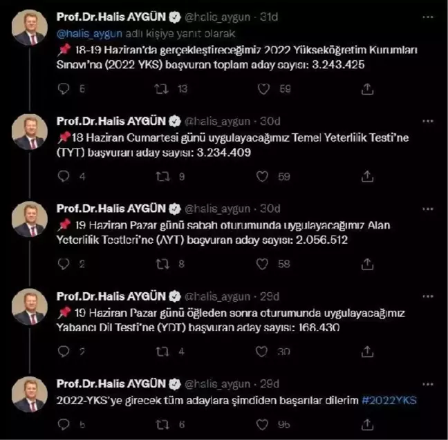 YKS'ye 3 milyonun üzerinde başvuru