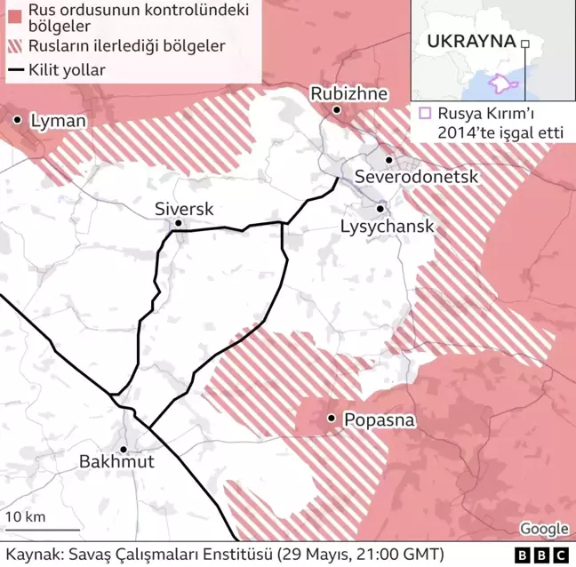 Ukrayna savaşı: Severodonetsk'te bir kimyasal tesis vuruldu