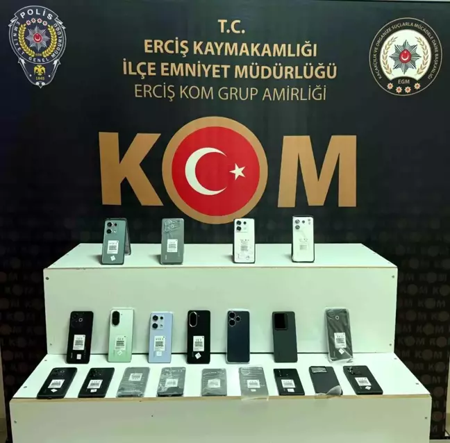 Erciş'te Gümrük Kaçağı Ürün Operasyonu