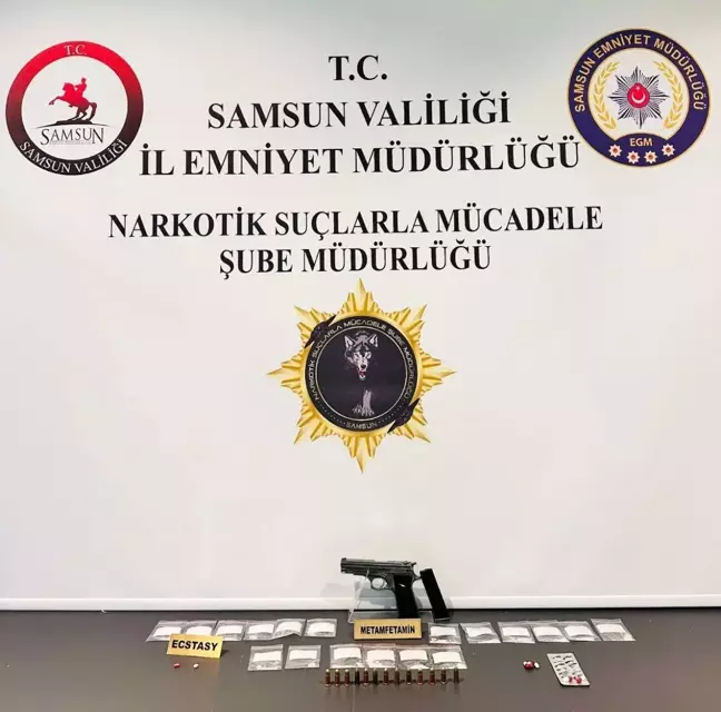 Samsun'da Uyuşturucu ve Silah Operasyonu