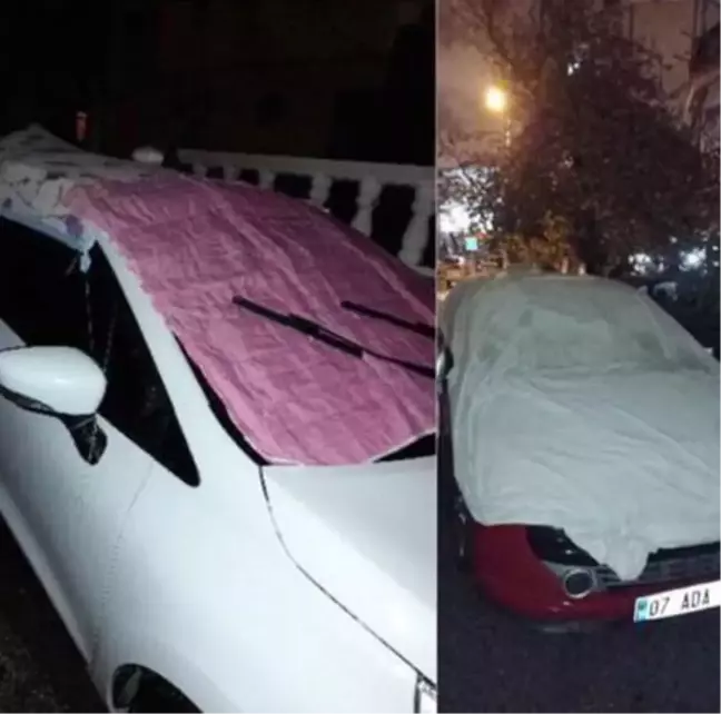 'Turuncu alarm' ile uyarılan Antalyalılardan doluya karşı kilimli önlem