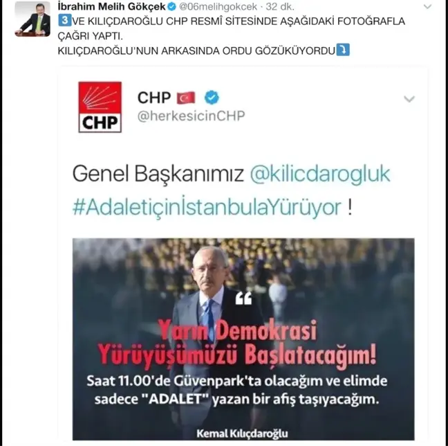 CHP'nin Paylaştığı 'Askerli Afiş' Tweet'ine Tepki