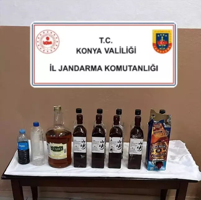 Jandarma Denetimlerinde 17 Litre Kaçak Alkol Ele Geçirildi