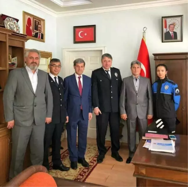 Polis Teşkilatı'ndan Başkan Özkan'a Ziyaret