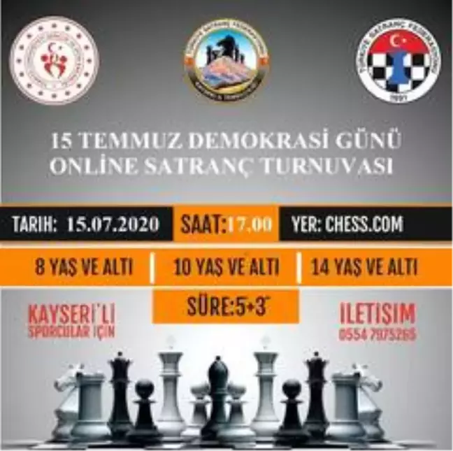 15 Temmuz Demokrasi Günü Online Satranç Turnuvası Tamamlandı