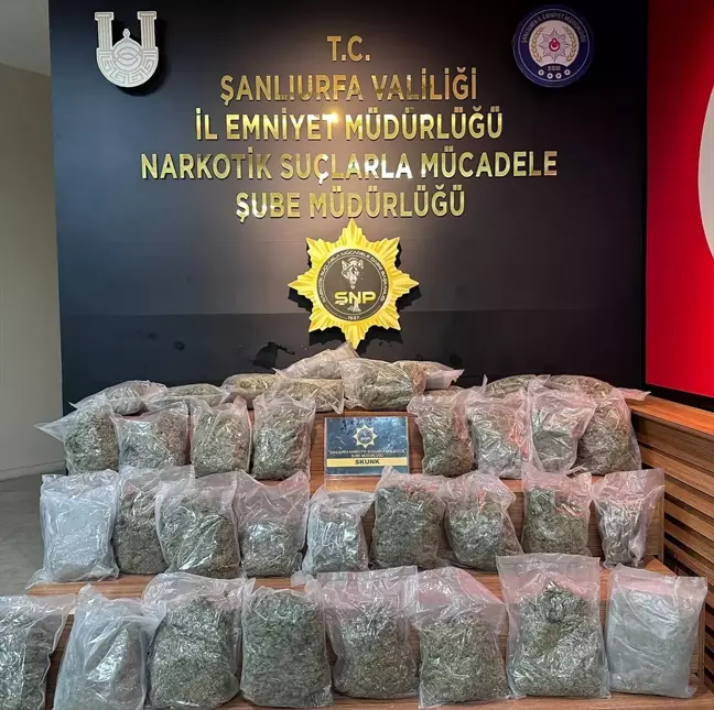 Şanlıurfa'da Uyuşturucu Operasyonunda 2 Şüpheli Gözaltına Alındı