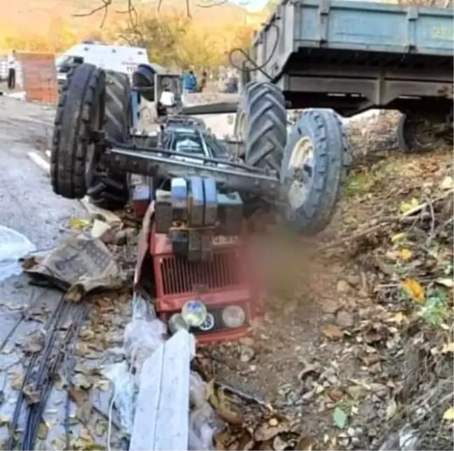 Bursa'da Devrilen Traktörün Altında Genç Hayatını Kaybetti