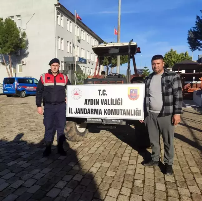 Aydın'da Çalınan 800 Bin TL Değerindeki Traktör Bulundu