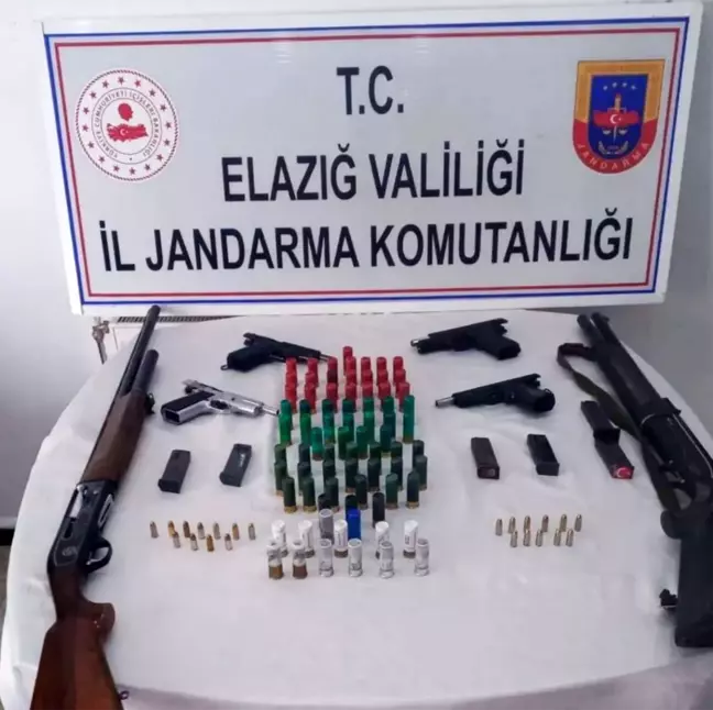 Elazığ'da Kaçak Silah Operasyonu: Çok Sayıda Silah Ele Geçirildi