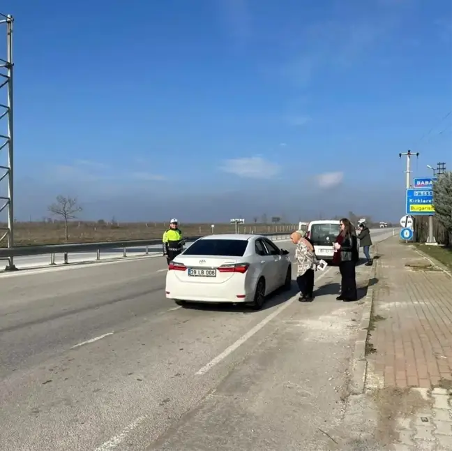 Babaeski'de 'Fermuar Sistemi ile Yaşama Yol Ver' Kampanyası Tanıtıldı