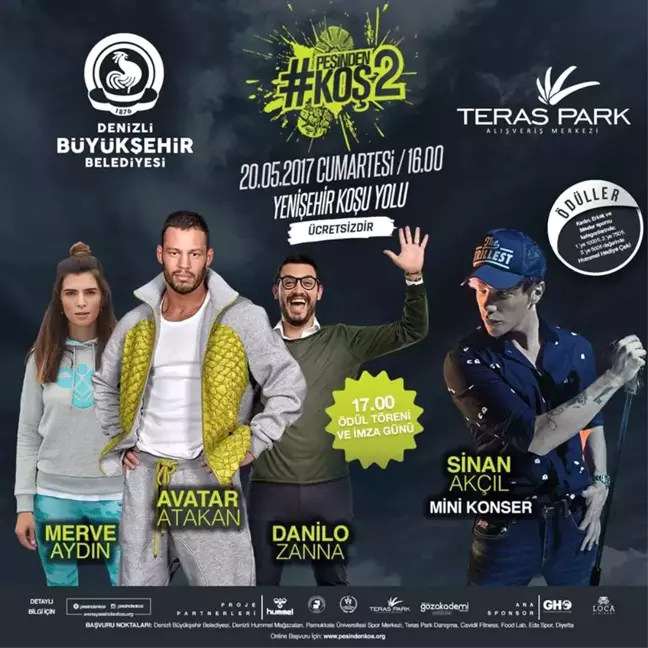 Peşinden Koş Sporseverler ile Denizli'de Tekrar Buluşuyor