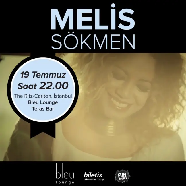 Melis Sökmen Bleu Lounge'da
