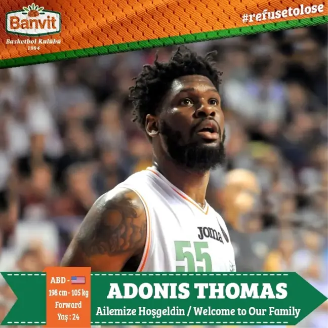 Adonis Thomas, Banvit'te