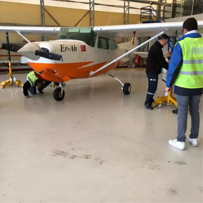 Eğitim Uçağı, Isparta'da Gövde Üzerine İndi (2)- Yeniden