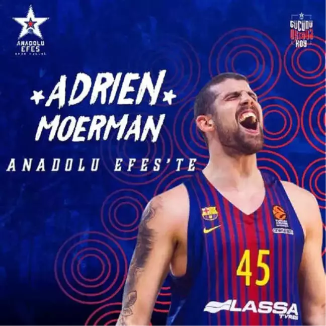 Anadolu Efes, Moerman'ı Kadrosuna Kattı