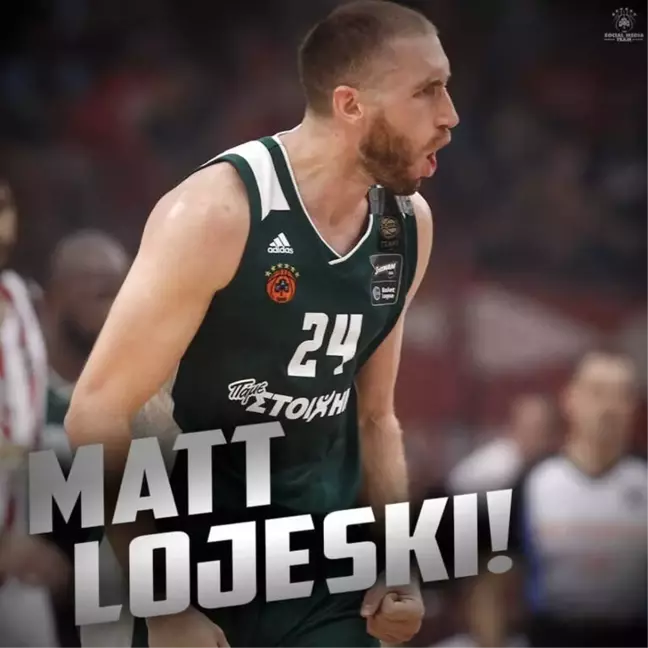 Panathinaikos, Matt Lojeski'nin Sözleşmesini 1 Yıl Uzattı