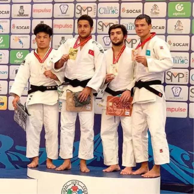Dünya Judo Şampiyonası'nda Bilal Çiloğlu'ndan Altın Madalya