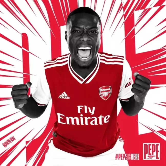 Arsenal, Pepe'yi 80 milyon Euro'ya kadrosuna kattı