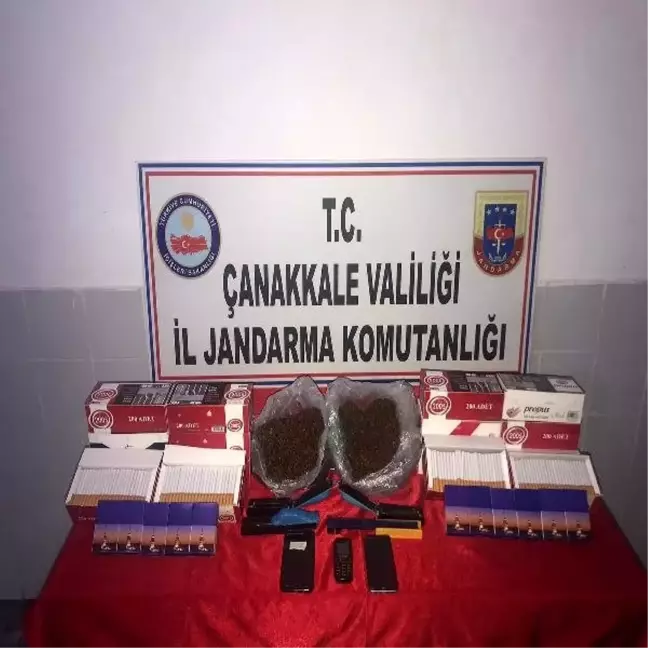 Çanakkale'de uyuşturucu operasyonuna 2 gözaltı