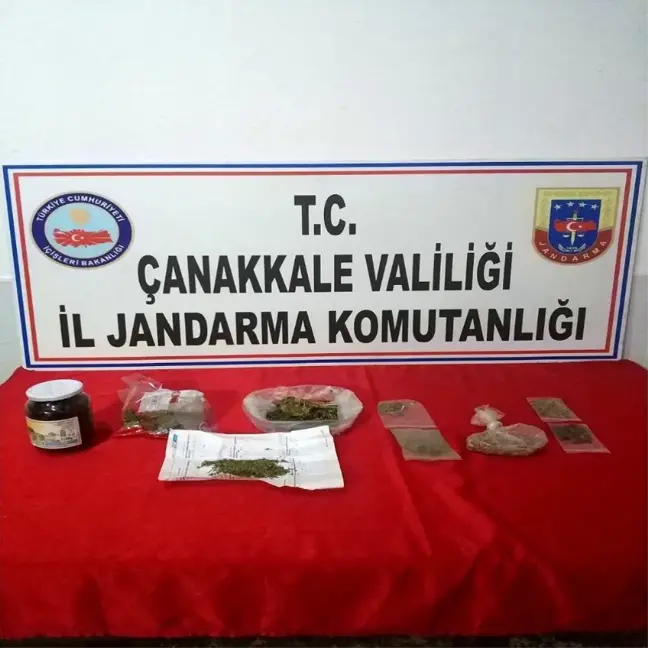 Çanakkale'de uyuşturucu operasyonu: 3 gözaltı